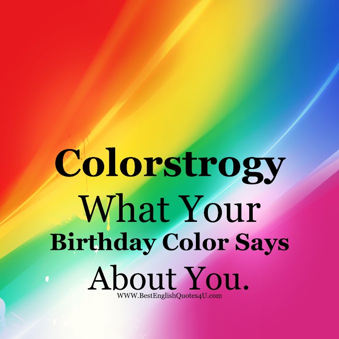 What Your Birthday Color Says About You