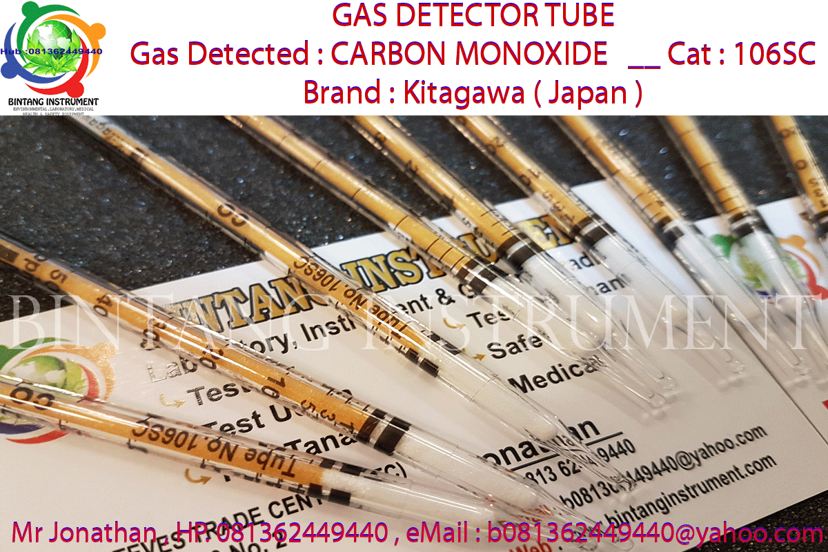 BINTANG INSTRUMENT 081362449440 Jual Gas Detecor Tube CARBON MONOXIDE