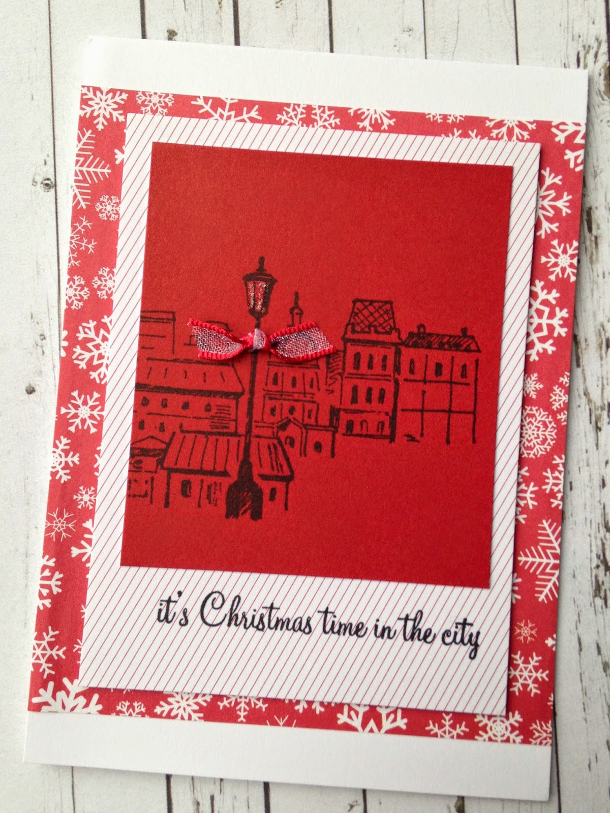 Let's Make A Card! Christmas in the City!