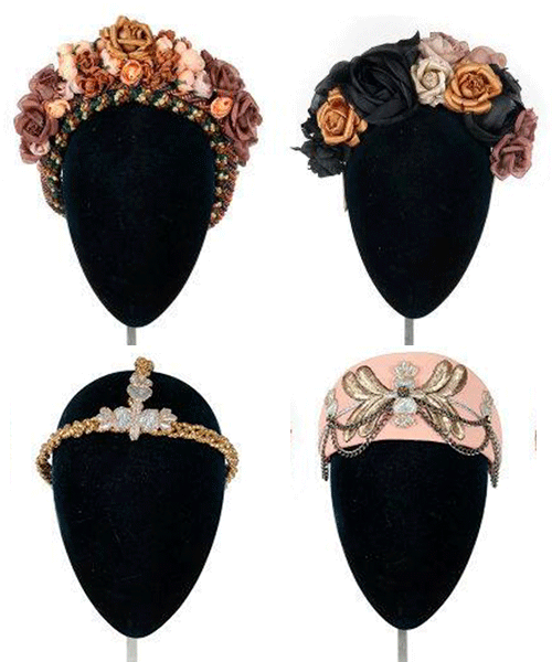 Con tacones y de boda Tocados de invitada