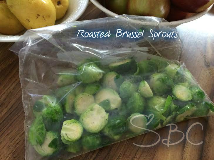 Move it and lose it. ROASTED BRUSSEL SPROUTS