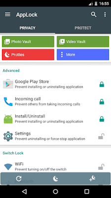 تطبيق AppLock لحماية التطبيقات والملفات برقم سري مدفوع للاندرويد