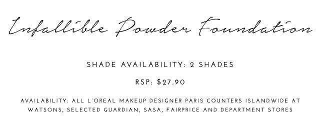 L'Oreal Infallible 24HR Powder Foundation Review