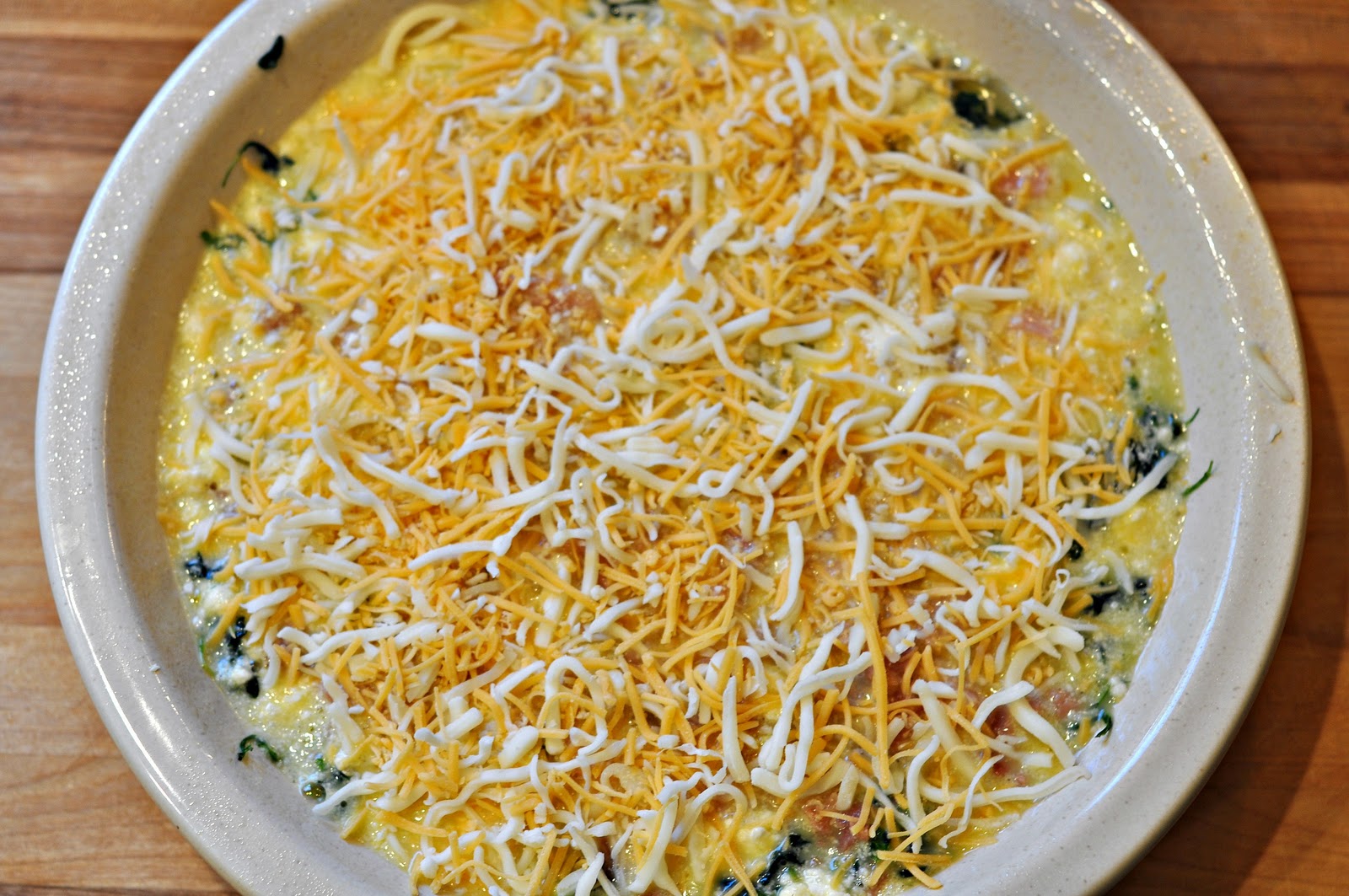 akers of love: Ham and Spinach No-Crust Quiche