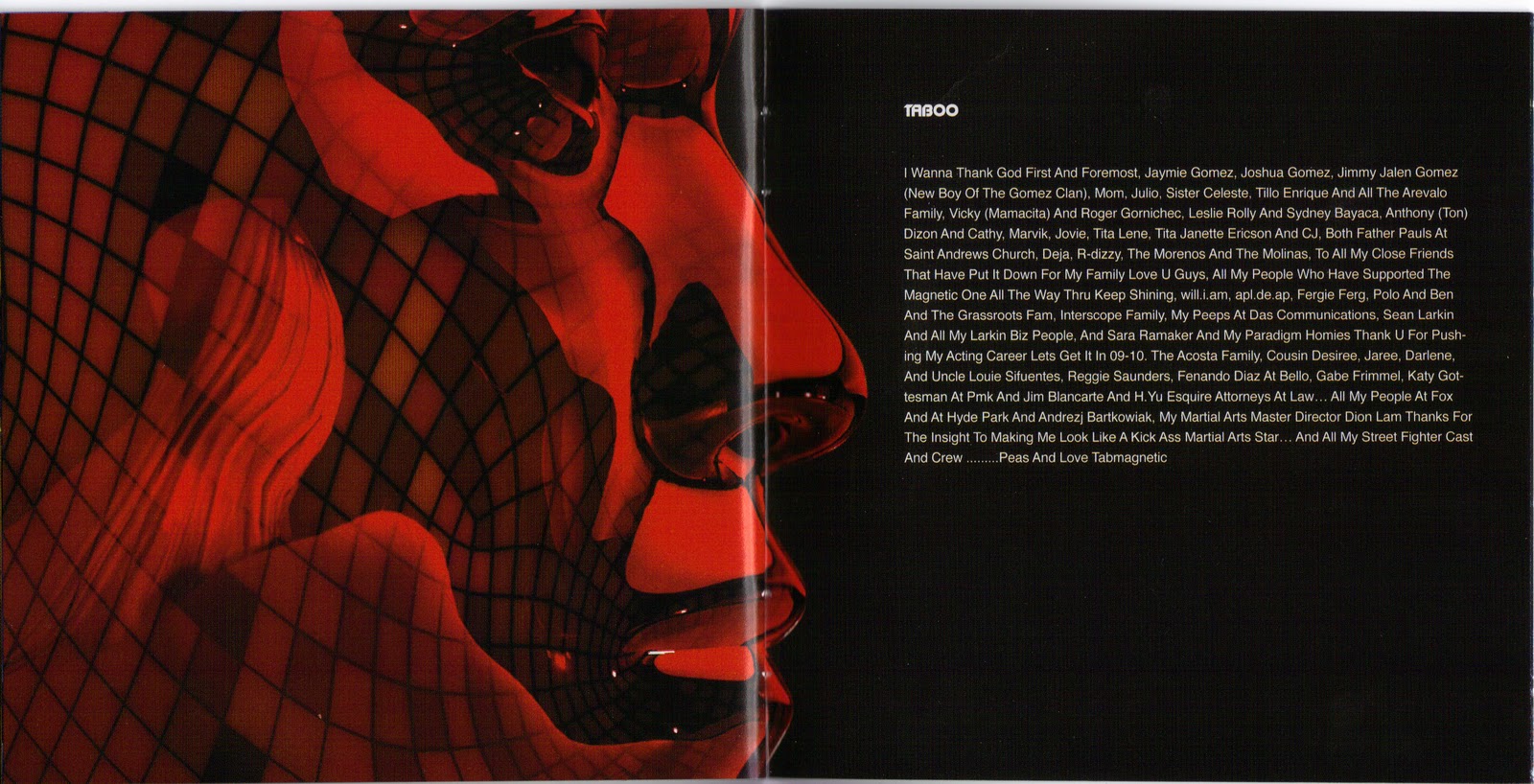 Encarte The Black Eyed Peas The E.N.D. (Deluxe Edition) Encartes Pop