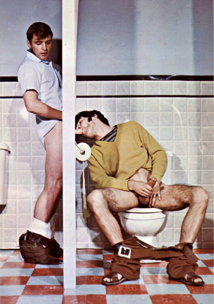 Retro studs: gloryholes.