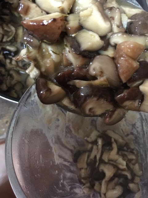 resepi cup cendawan, mushroom soup, sup cendawan shitake, sup cendawan krim
