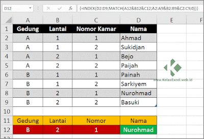 LookUp Banyak Kriteria Untuk Pencarian LookUp Banyak Kriteria Untuk Pencarian