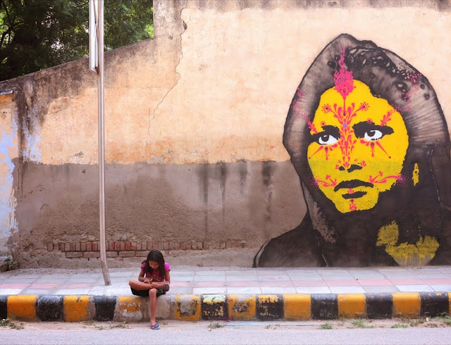Colombian Street Artist Stinkfish Visits India Where He Dropped Several new Pieces. 4