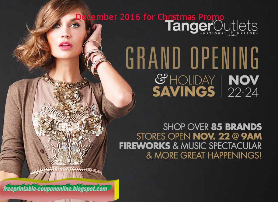 Printable Coupons 2018 Tanger Outlet Coupons