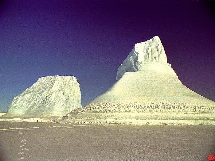 40張美麗的南極(Antarctica)風光、企鵝、冰山桌布下載！(1024x768)