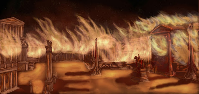 Incendio y antigua Roma