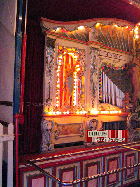  détail de l'orgue Limonaire du Circus Roncalli 