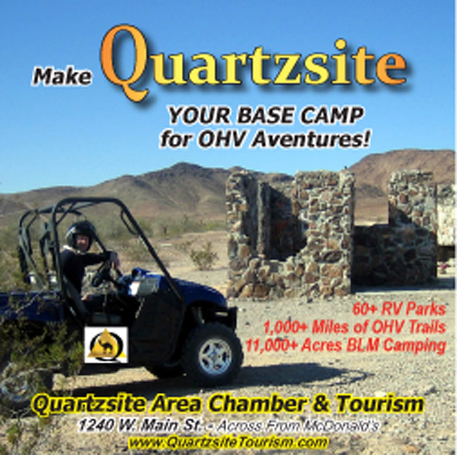 to Quartzsite, Arizona