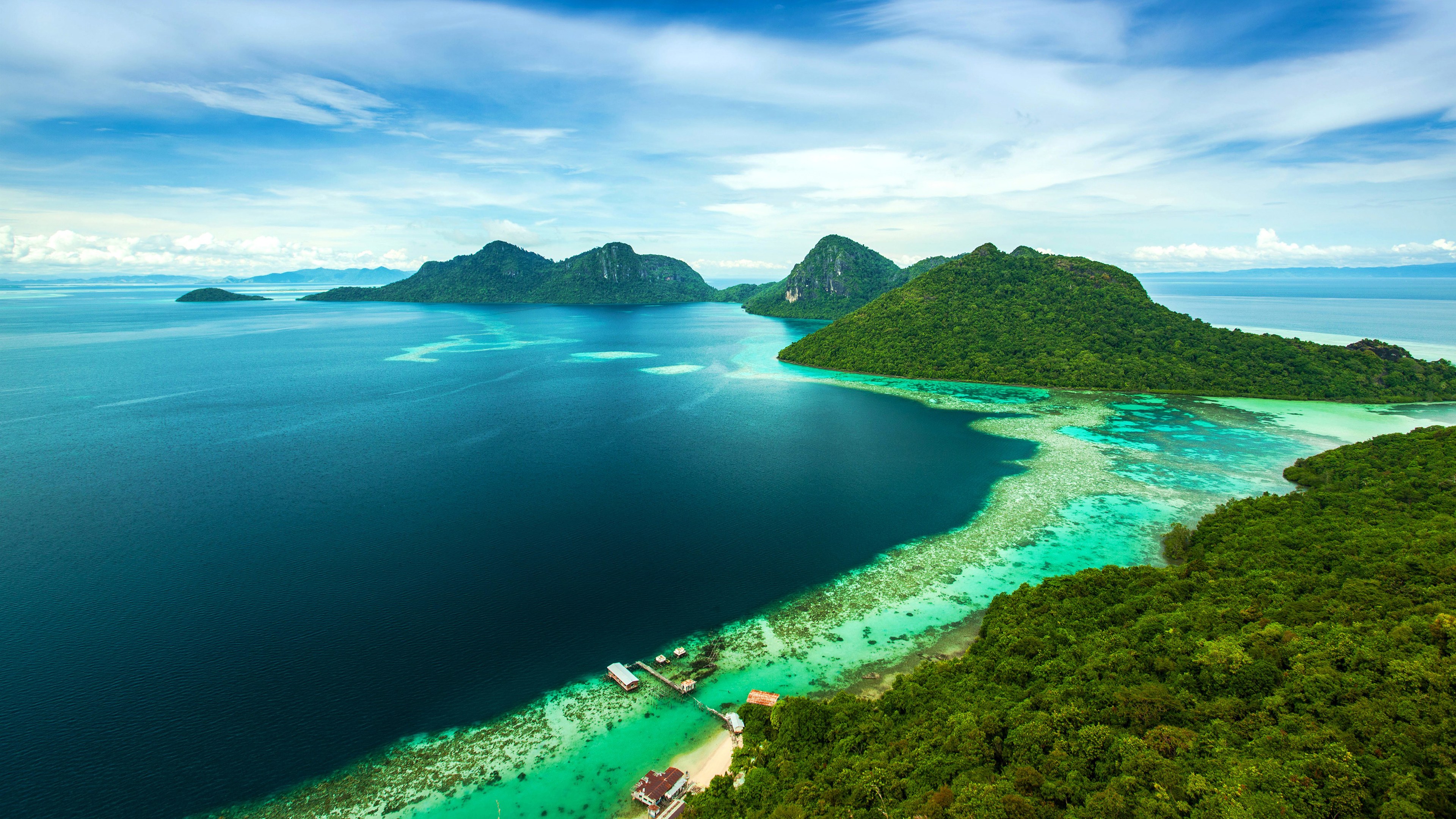 Tropical Island, Seascape, Sea, 4K, 3840x2160, #36 Wallpaper PC Desktop