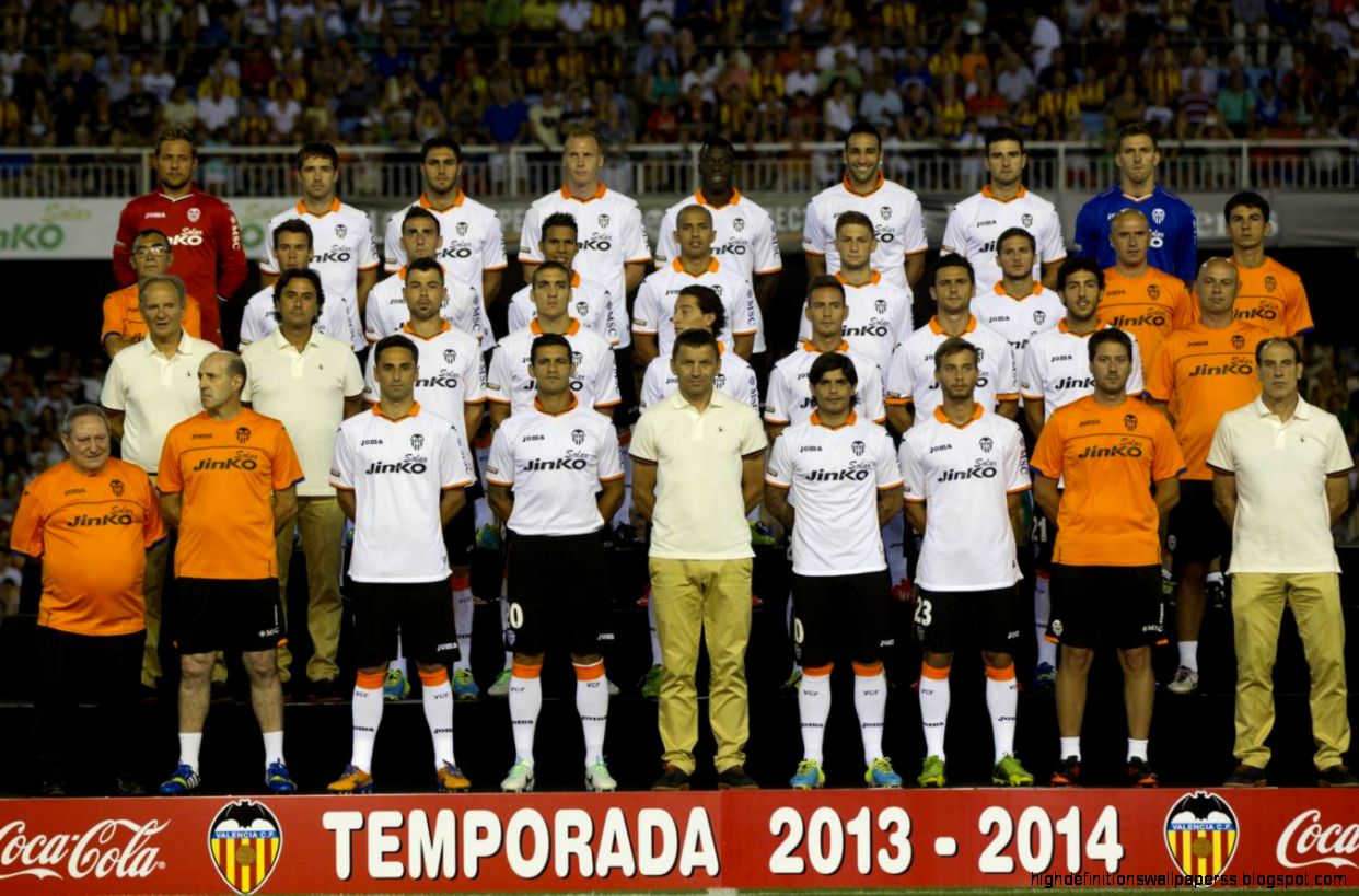 Football Wallpaper Valencia Fc Team Squad