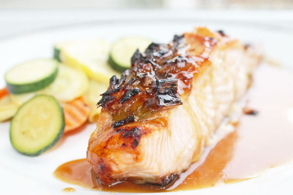 Clean Eating Recipe: Agave Ginger Glazed Salmon | Clean Eating Meal ...