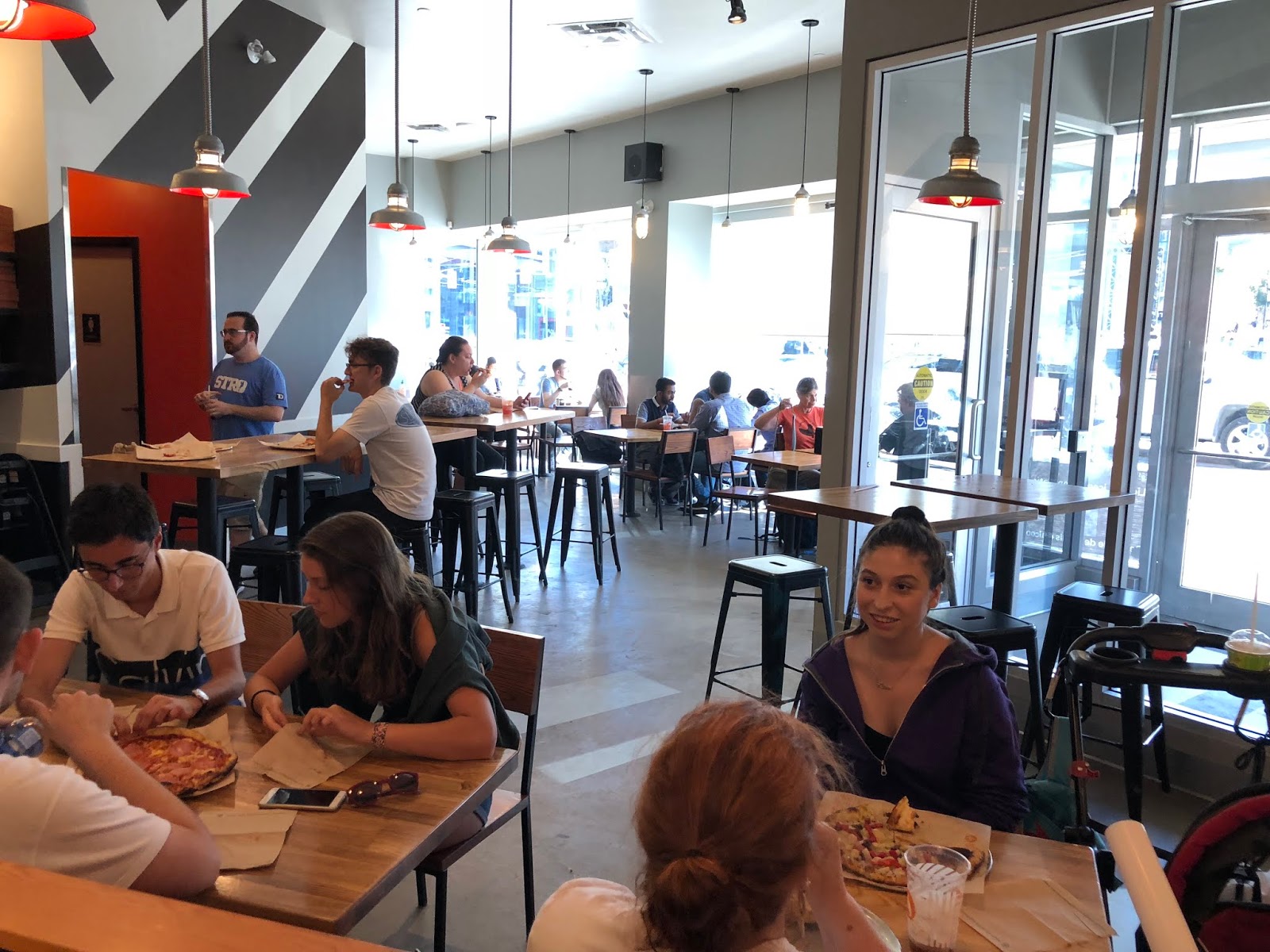 Teena in Toronto Blaze Pizza, Toronto, ON (Dundas E)