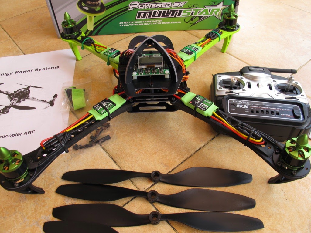 Maximus Radio Control TURNIGY SK450 QUADCOPTER READY TO FLY BRAND