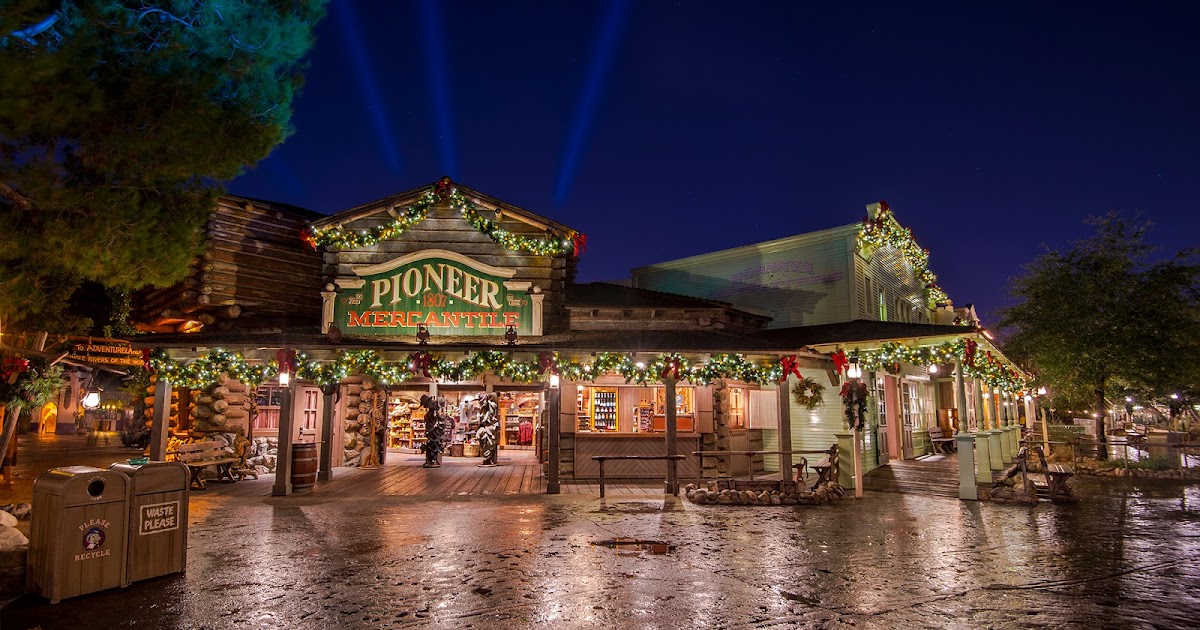 Festive Frontierland After the Rain