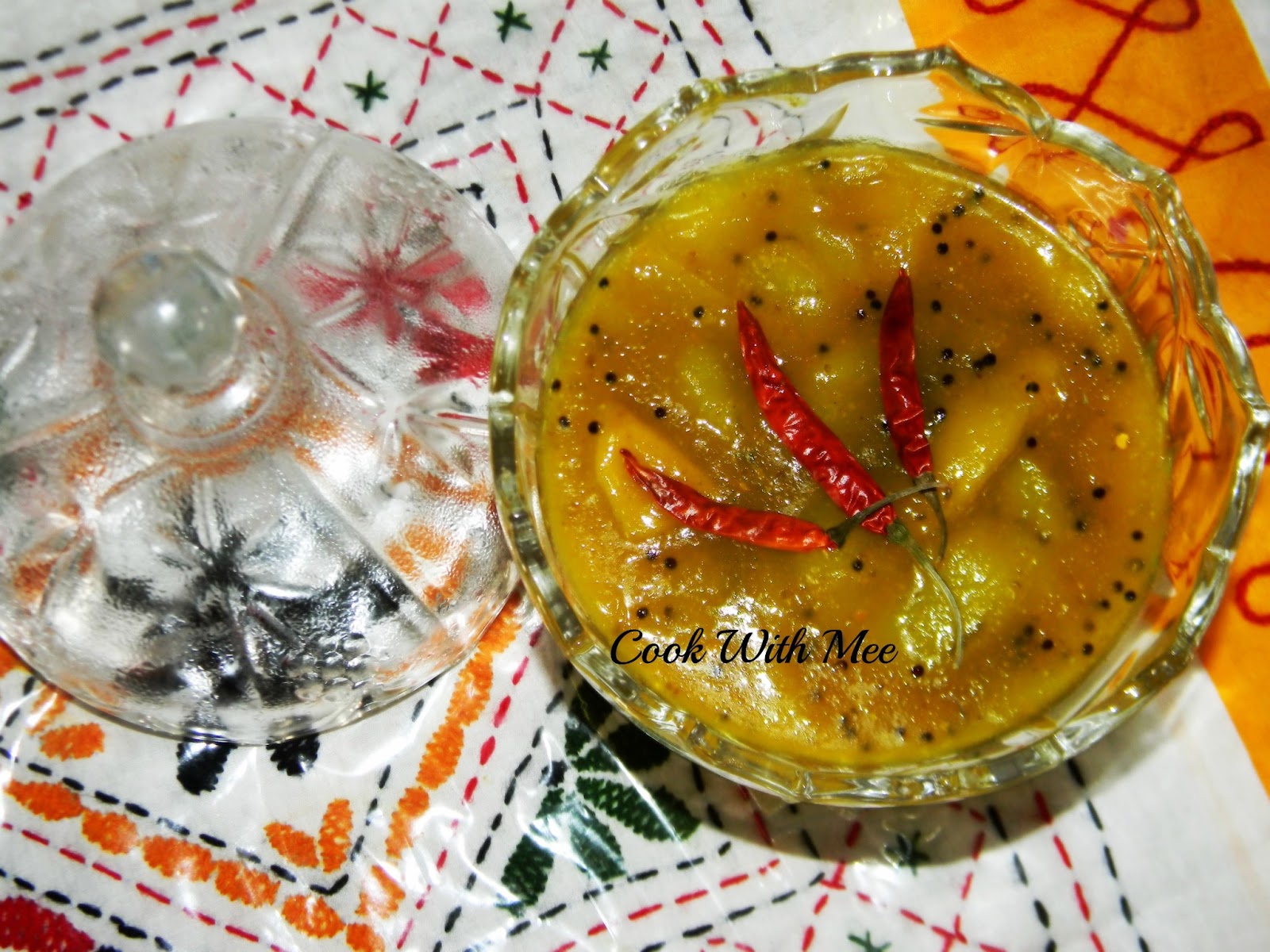 Cook With Poulamee Raw Mango Chutney or Kacha Aamer Chutney