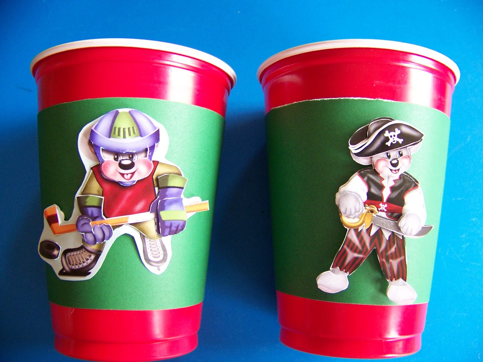 A Pretty Talent Blog: Making Paper Cup Wrappers For A Party