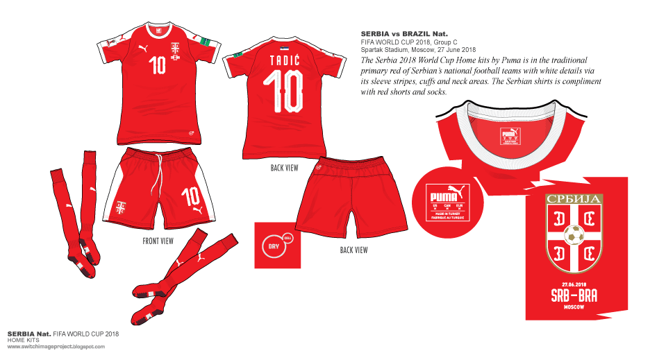 Football teams shirt and kits fan: Font collection - Slovenia & Serbia