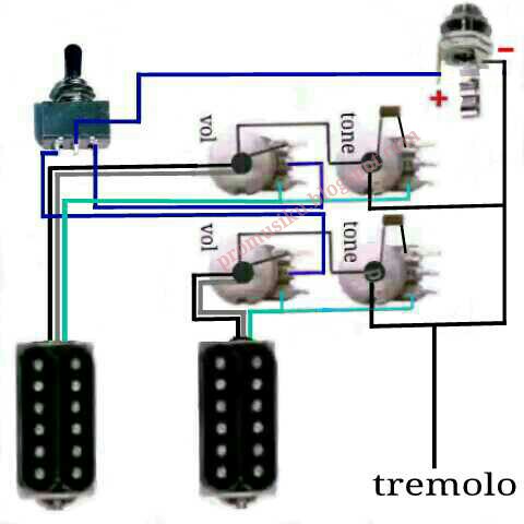wonggaul: Kumpulan Wiring Pick-Up H H Ala Gitar Gibson