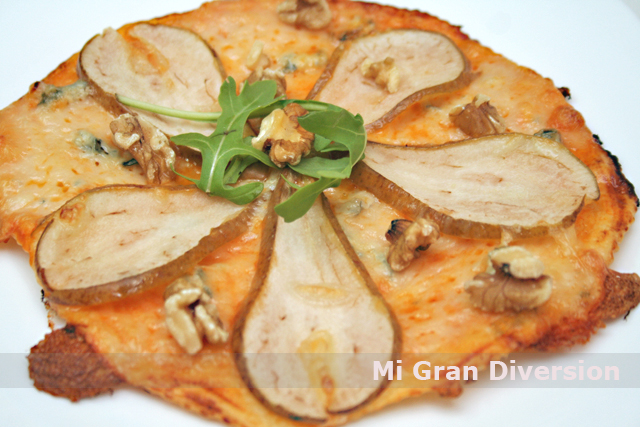 PIZZA DE PERA, y NUECES Mi Gran Diversión
