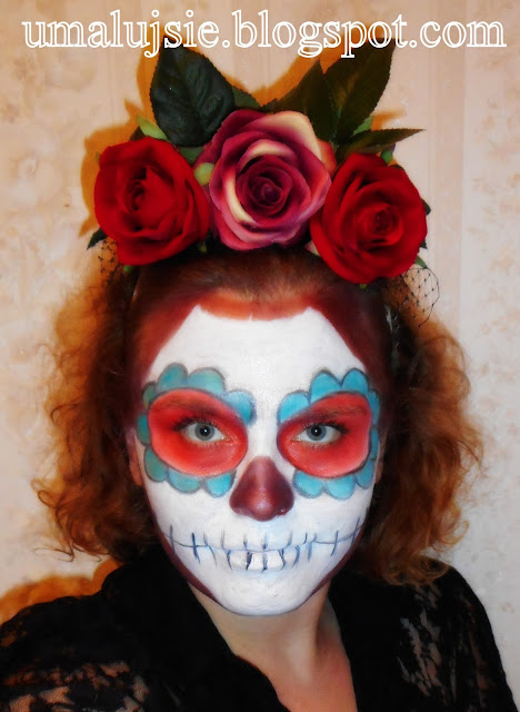 Makijaż na Halloween: SUGAR SKULL