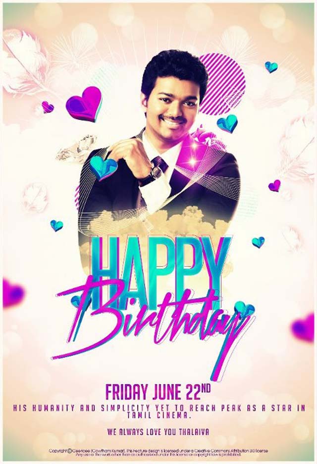 Vijay Happy Birthday | HD Walls | Find Wallpapers