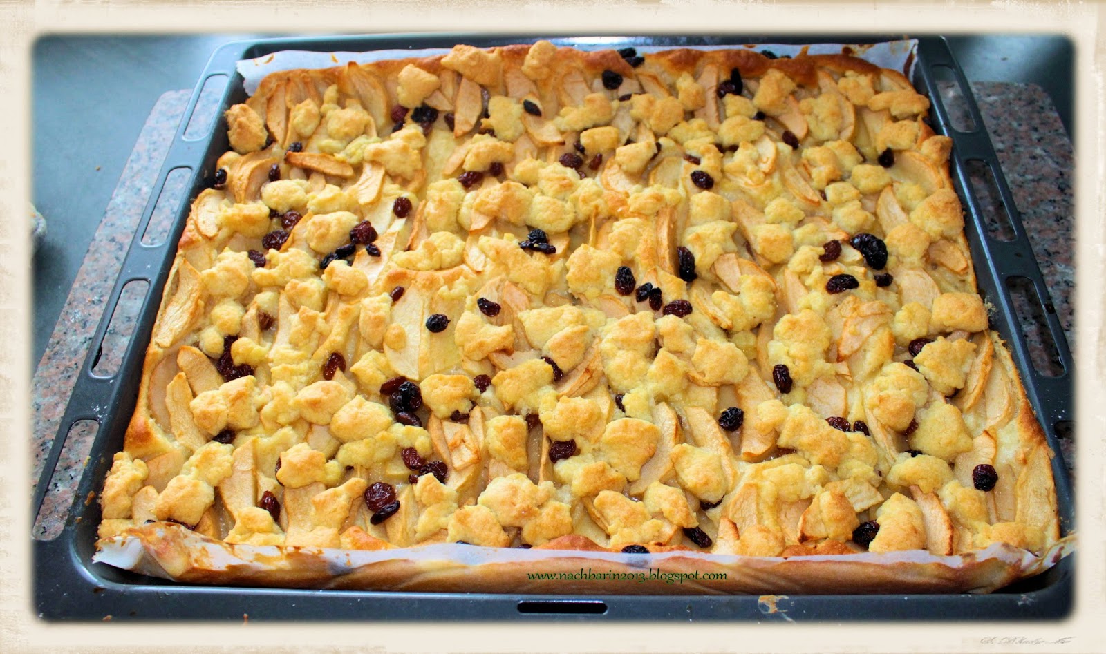 Die L stige Nachbarin Rezept Apfelkuchen Auf Germteig