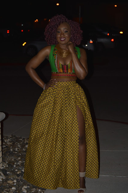 ankara birthday dress