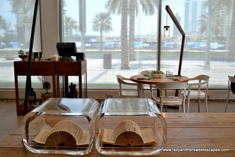 The Pavilion restaurant and cafe at Downtown Dubai