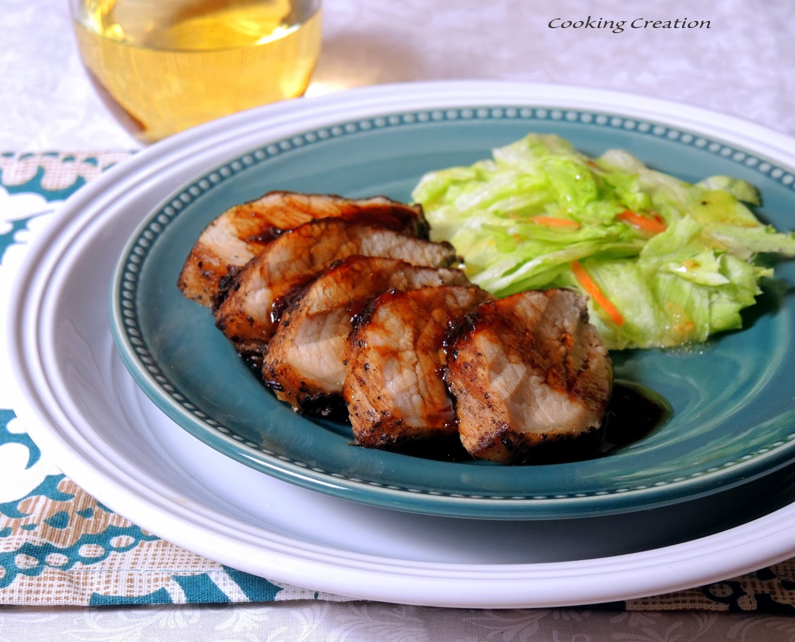 Cooking Creation Roast Pork Tenderloin with ApricotHoney Whiskey Sauce