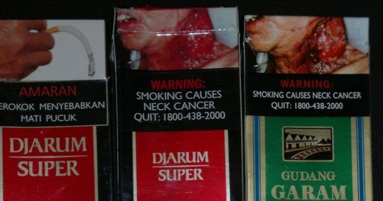  Peringatan  Bungkus  Rokok  Dari Beberapa Negara wisbenbae