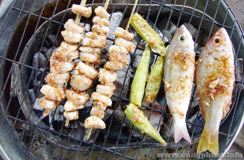 Ẩm thực còi biên mai ở đảo Phú Quốc