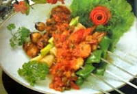  Resep kuliner spesial olahan seafood kali ini yakni menciptakan sate seafood pelangi RESEP SATE SEAFOOD PELANGI