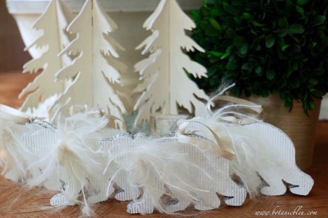 white-mohair-polar-bear-easy-diy-christmas-ornament