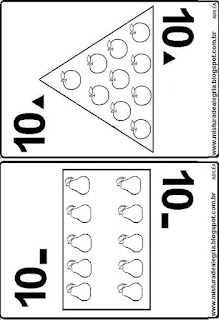Baralho Baralho numerais quantidades e geometria
