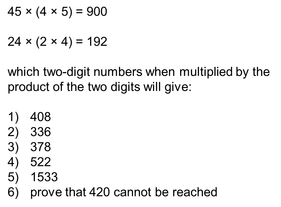 MEDIAN Don Steward mathematics teaching the product product