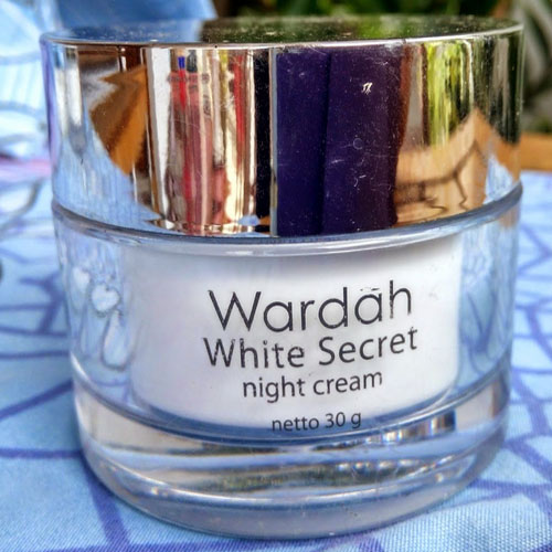 Harga Wardah White Secret Night Cream 30 Gram Dengan Kemasan Baru