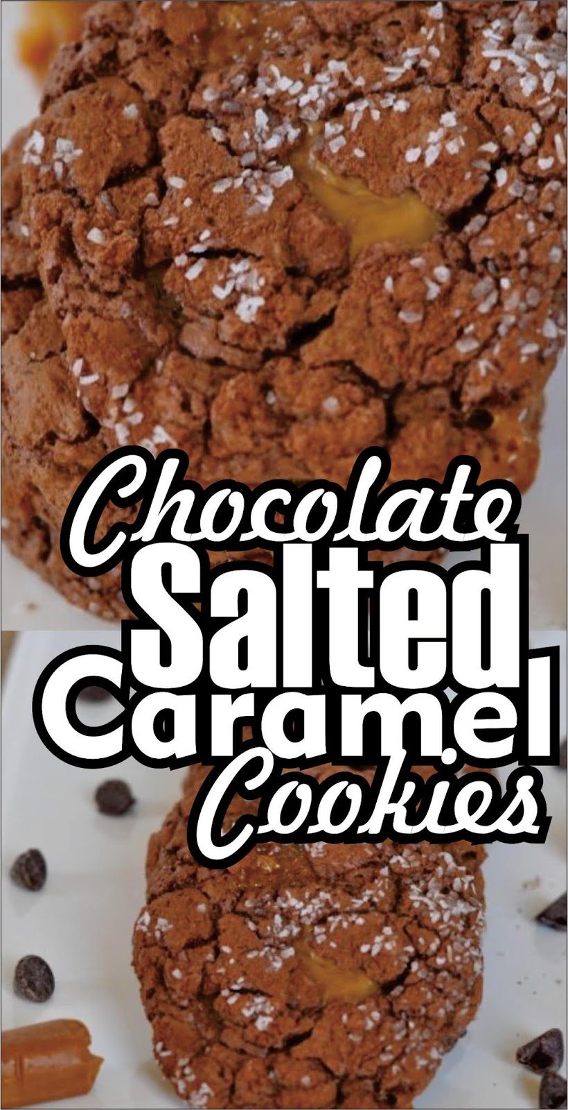 Christmas cookies Chocolate Salted Caramel Cookies