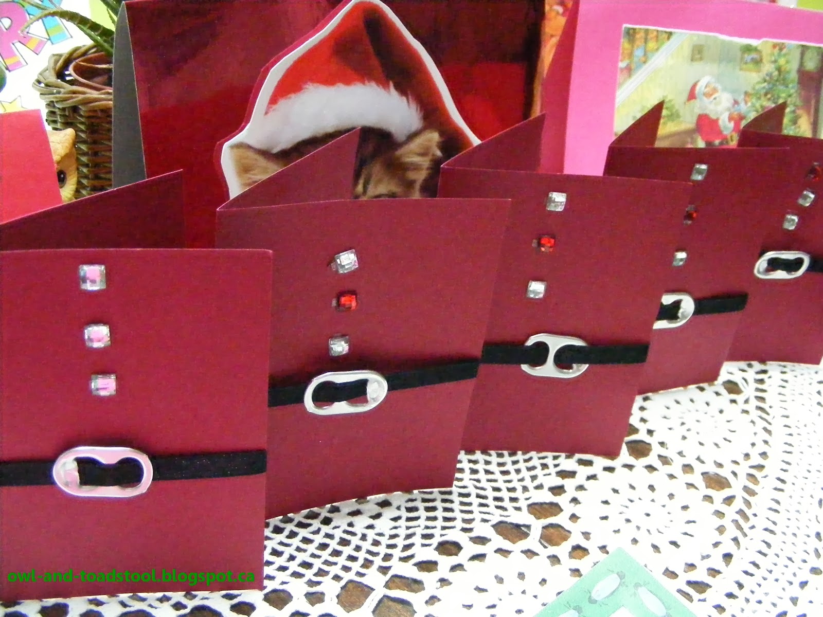 Owl & Toadstool Christmas Crafts and Cards for Seniors