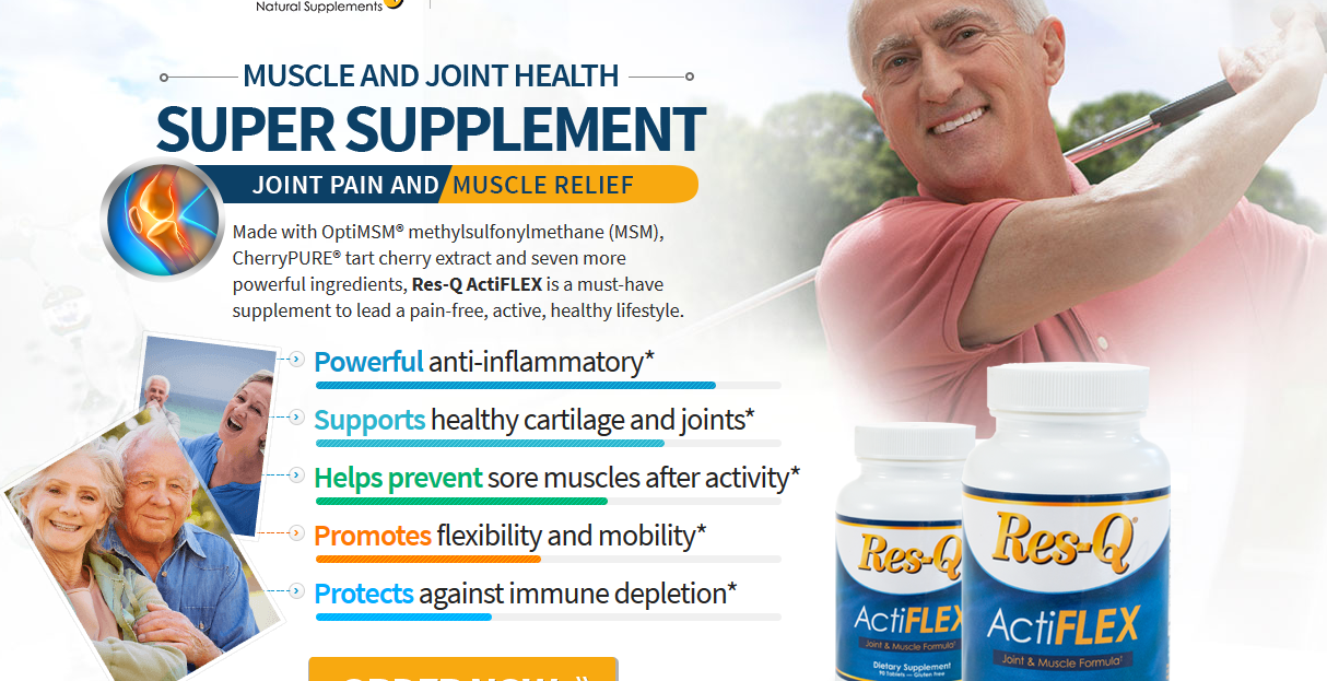(ID15038) ResQ Actiflex US Muscle and Joint Supplement Female