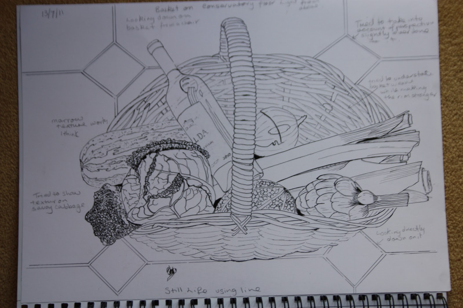 Jayne's Learning Log: Project Still Life using Line