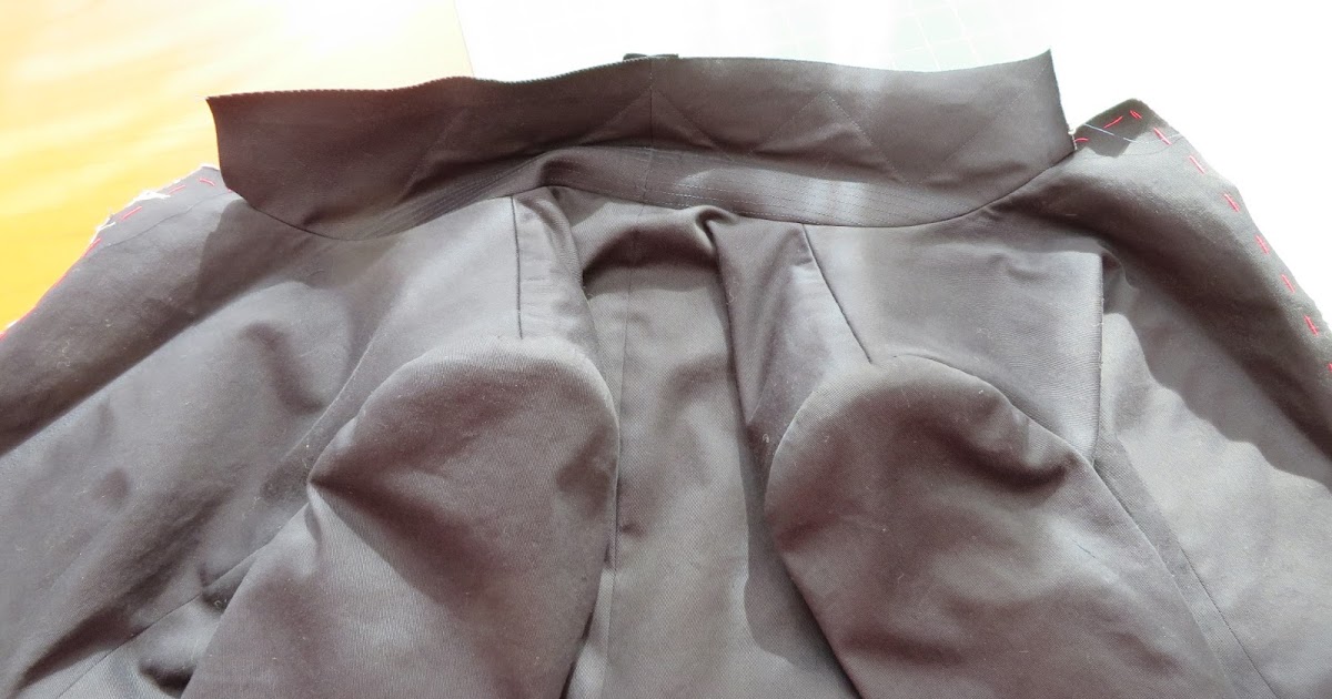 today's agenda: Sewing the Lining to the Outer Jacket