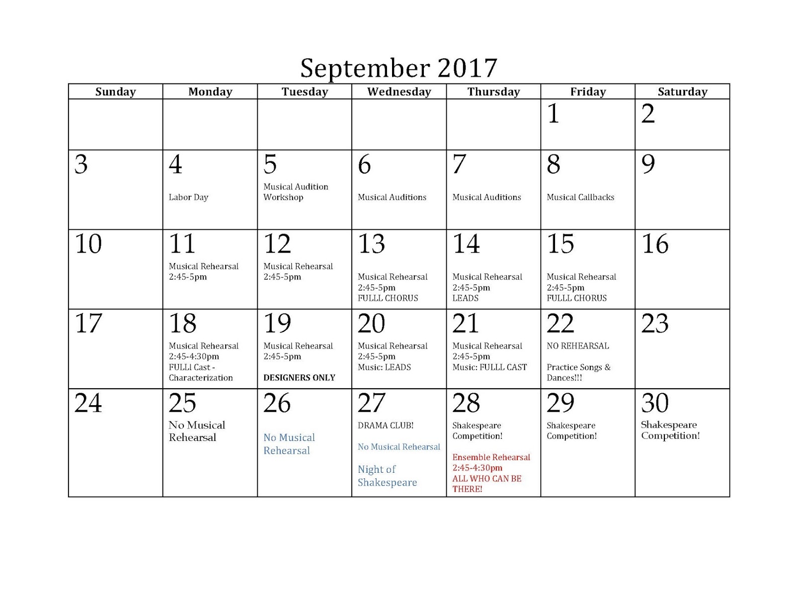 calender wizard