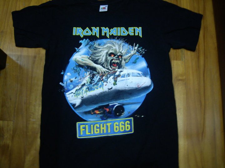 iron maiden 666 t shirt