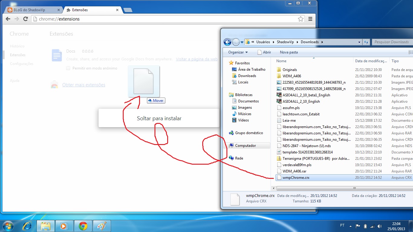 BloG do ShadowVp Windows Media Player Extension Google Chorme